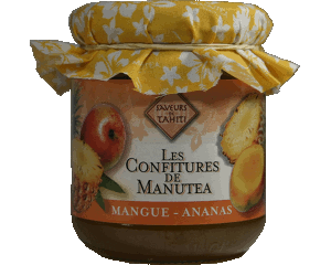 Confiture Mangue et Ananas de Moorea Manutea